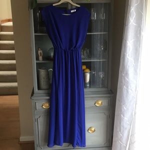 Lush royal blue maxi